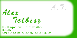 alex telbisz business card
